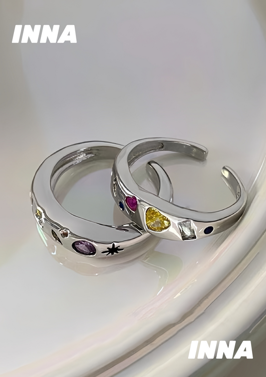 Free Gift - Gemstone Adjustable Ring (Order over $500)