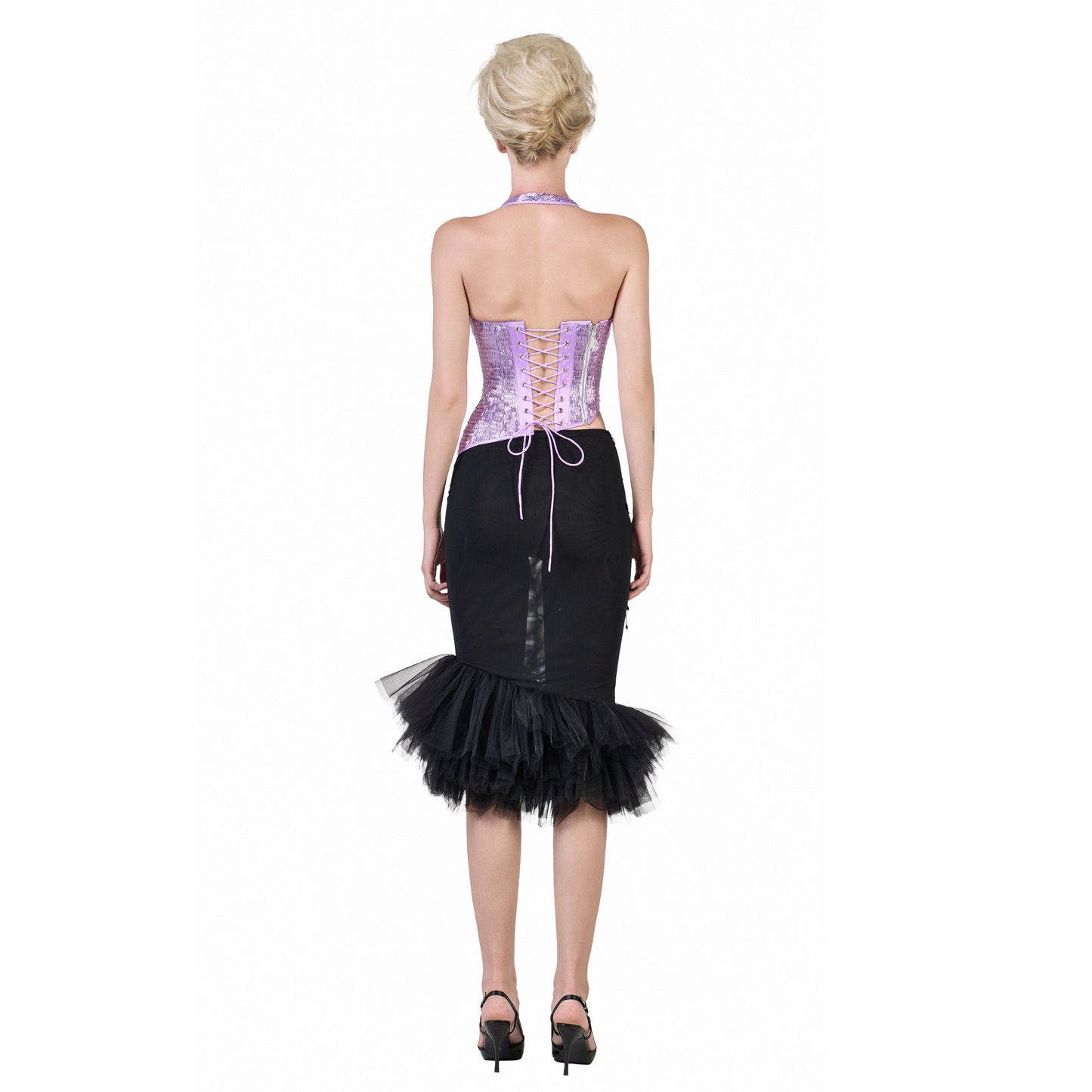 FFSD DEAR LOVE TOP & ALYSA SKIRT - PURPLE product image
