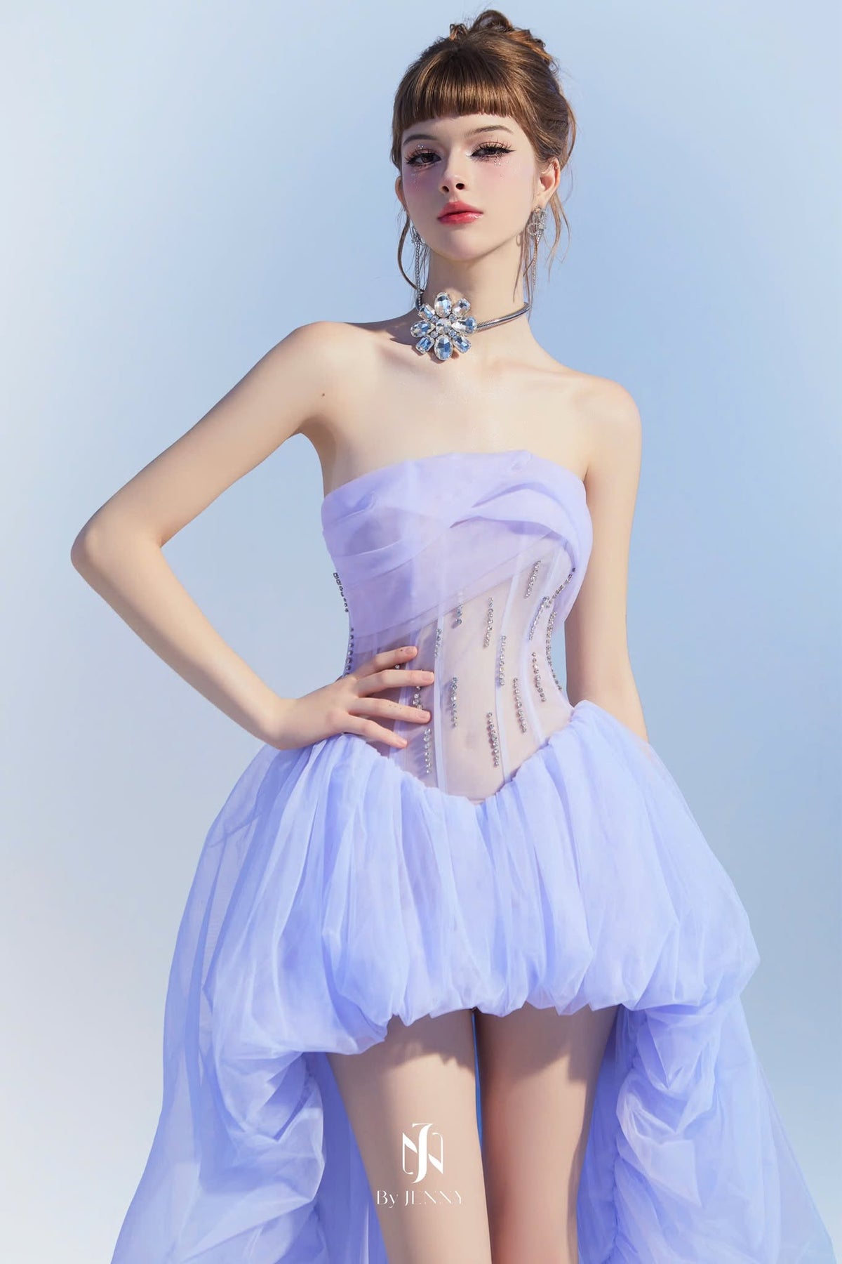 By JENNY Violet Dress — By JENNY