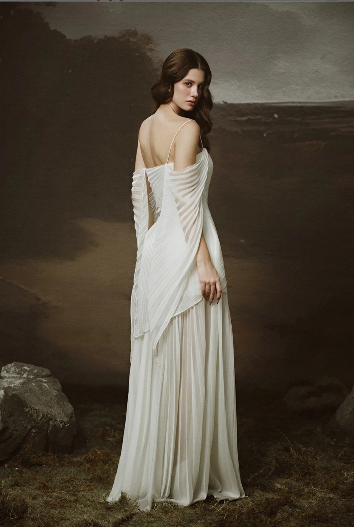 LINH PHUNG White Elysia Maxi Dress