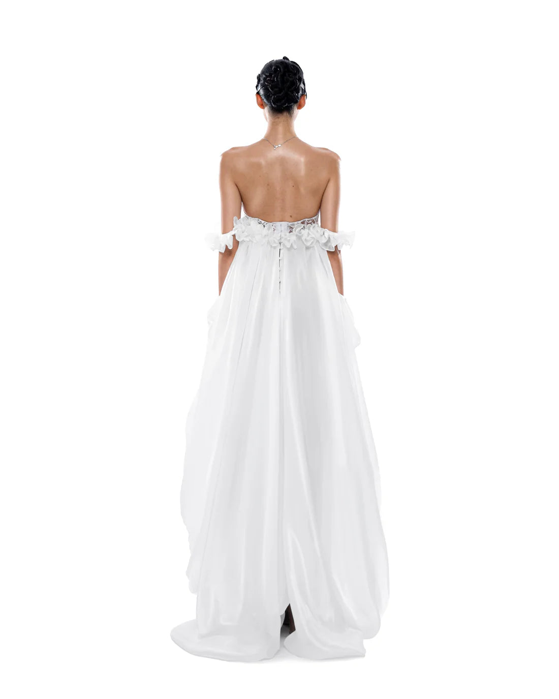 Huelleyrose Ily Dress-White