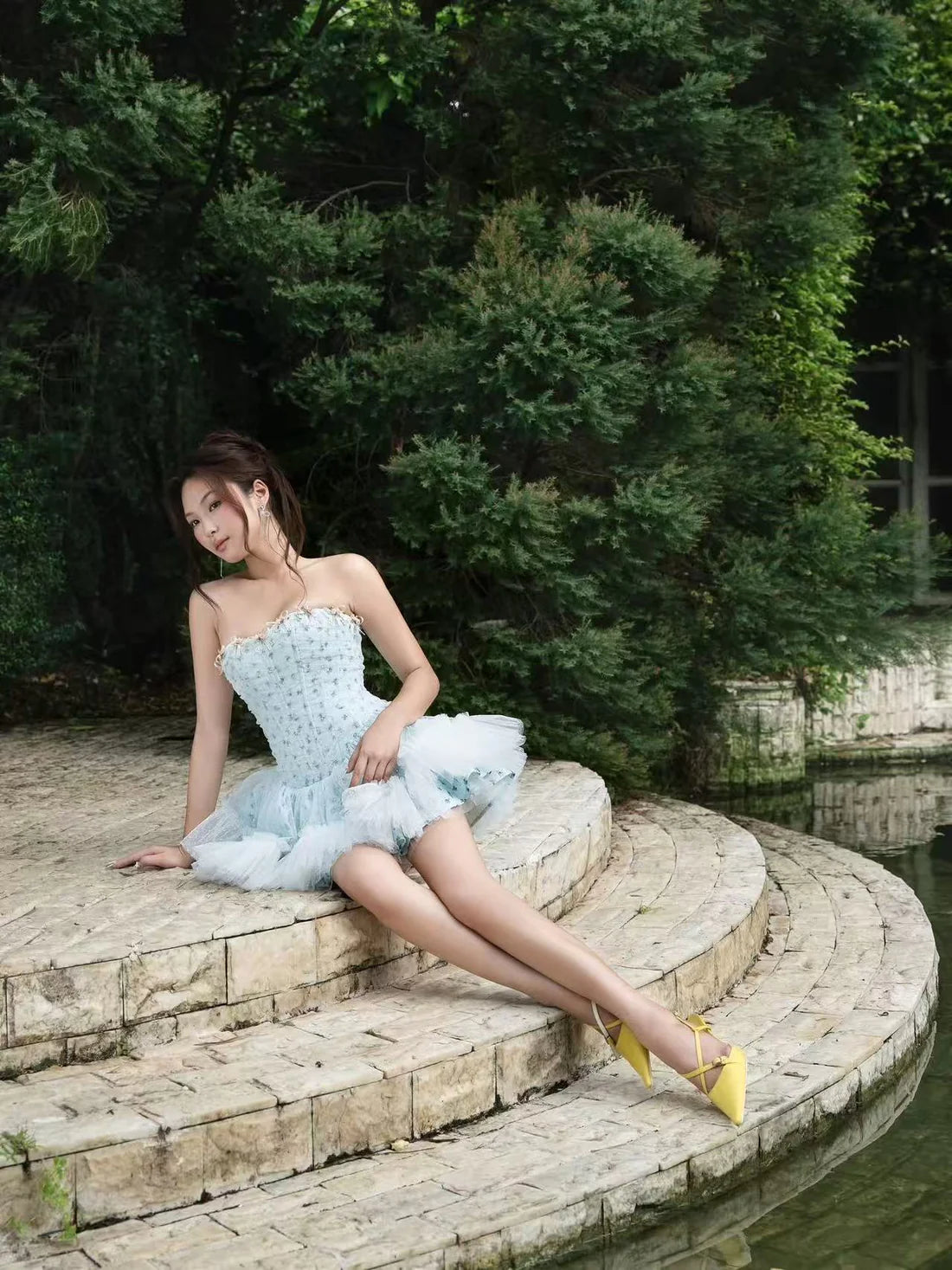 LANE Cì Moudy Dress (Blue)