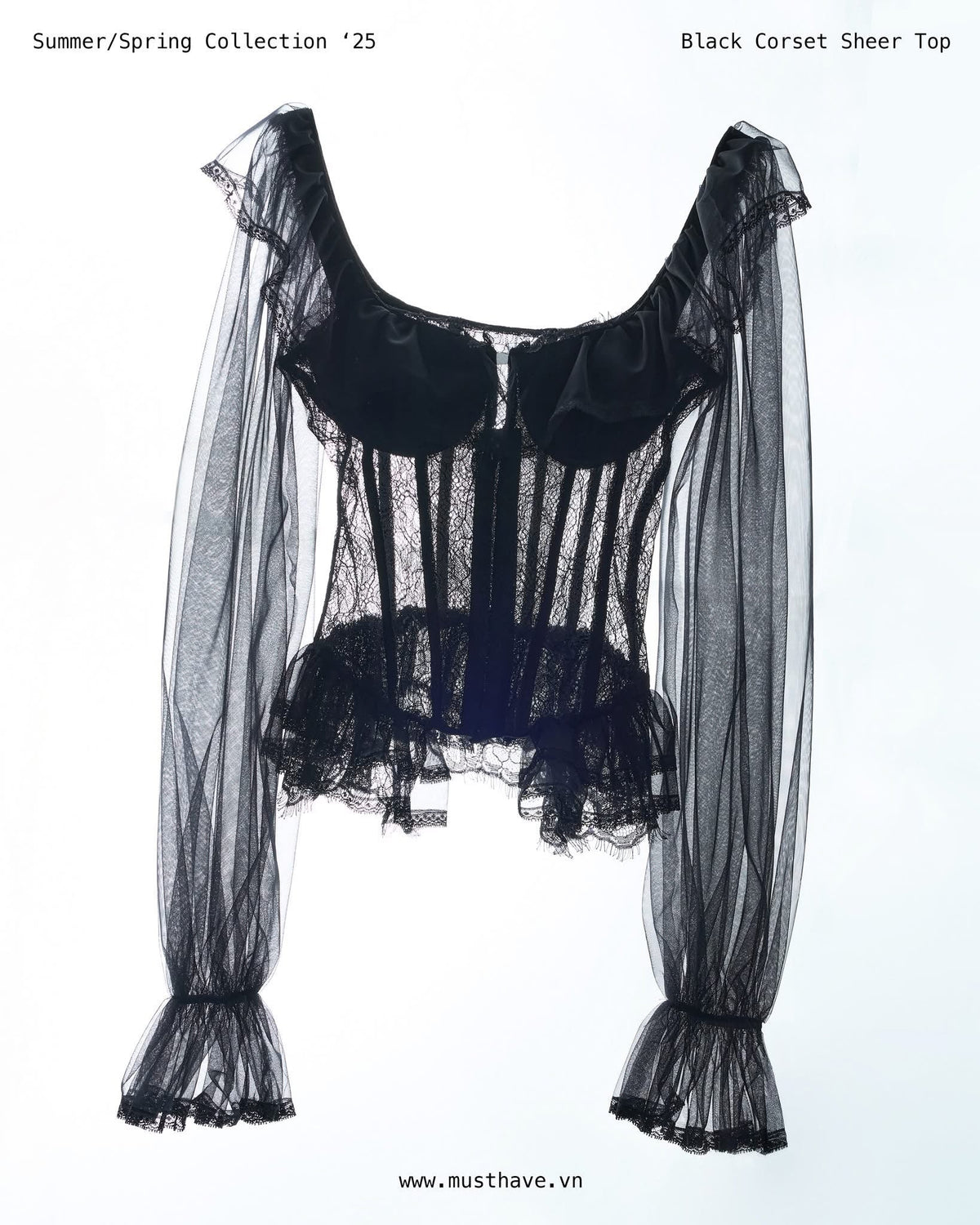 MUST HAVE Corset Lace Top & Baggy Pants — Must Have