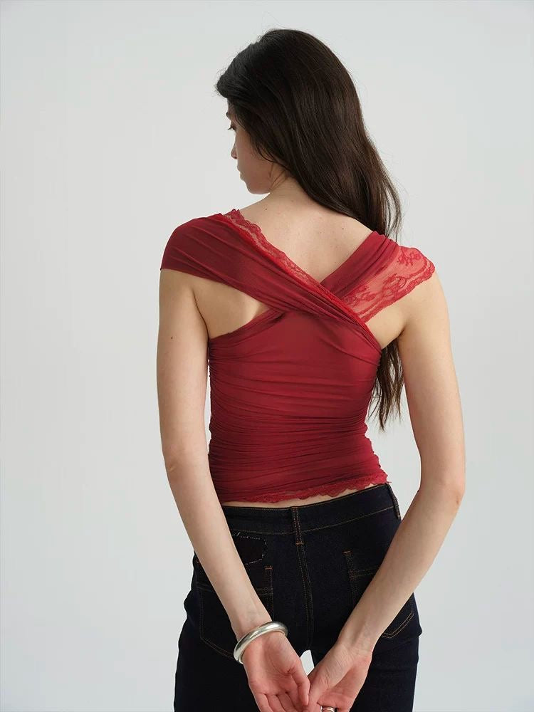 Crimson Wine Top