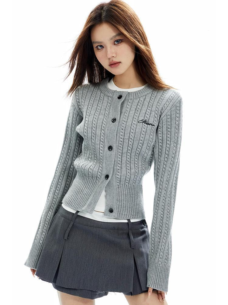 Retro Cable Knit Sweater