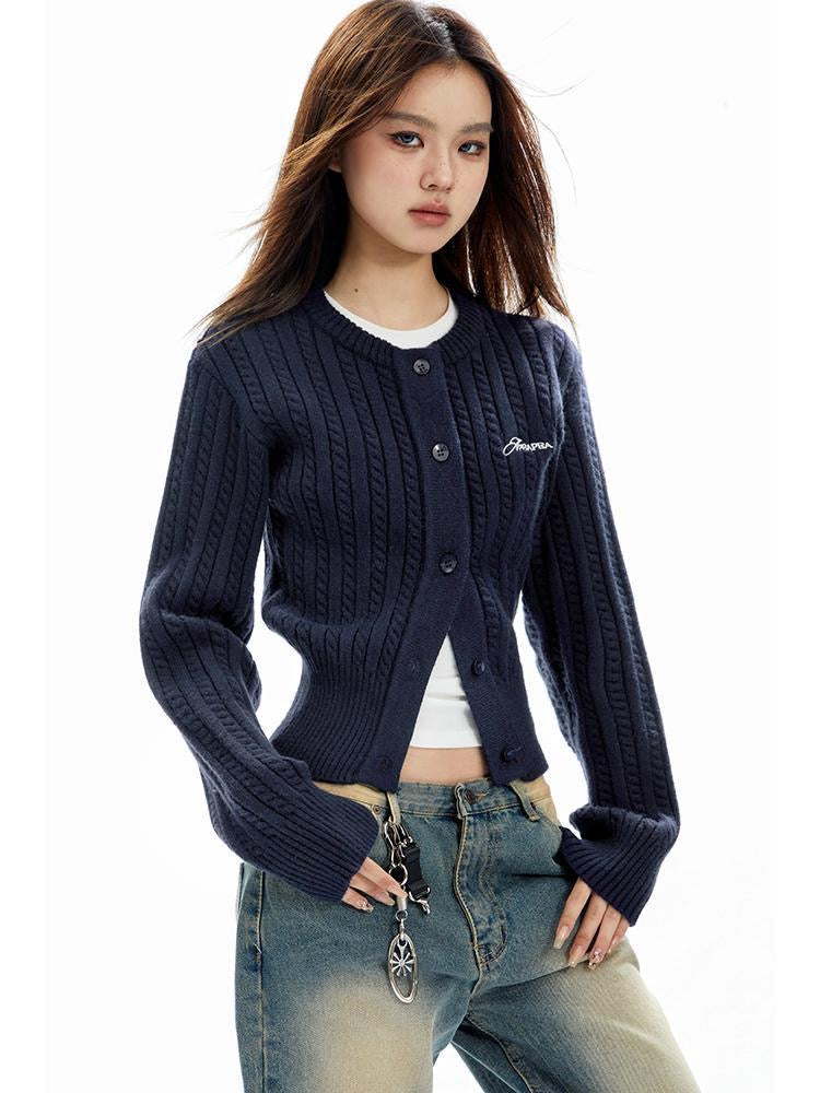 Retro Cable Knit Sweater