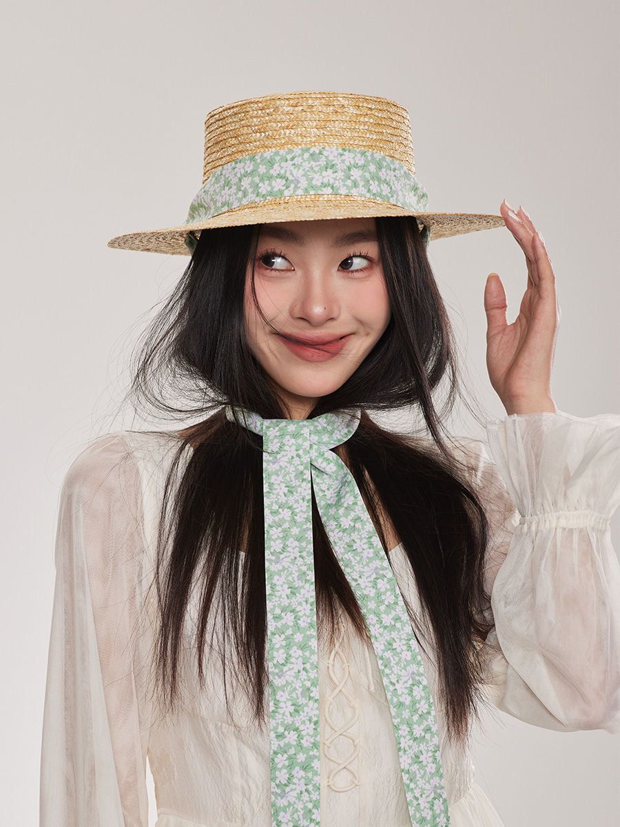 Daisy Ribbon Boater