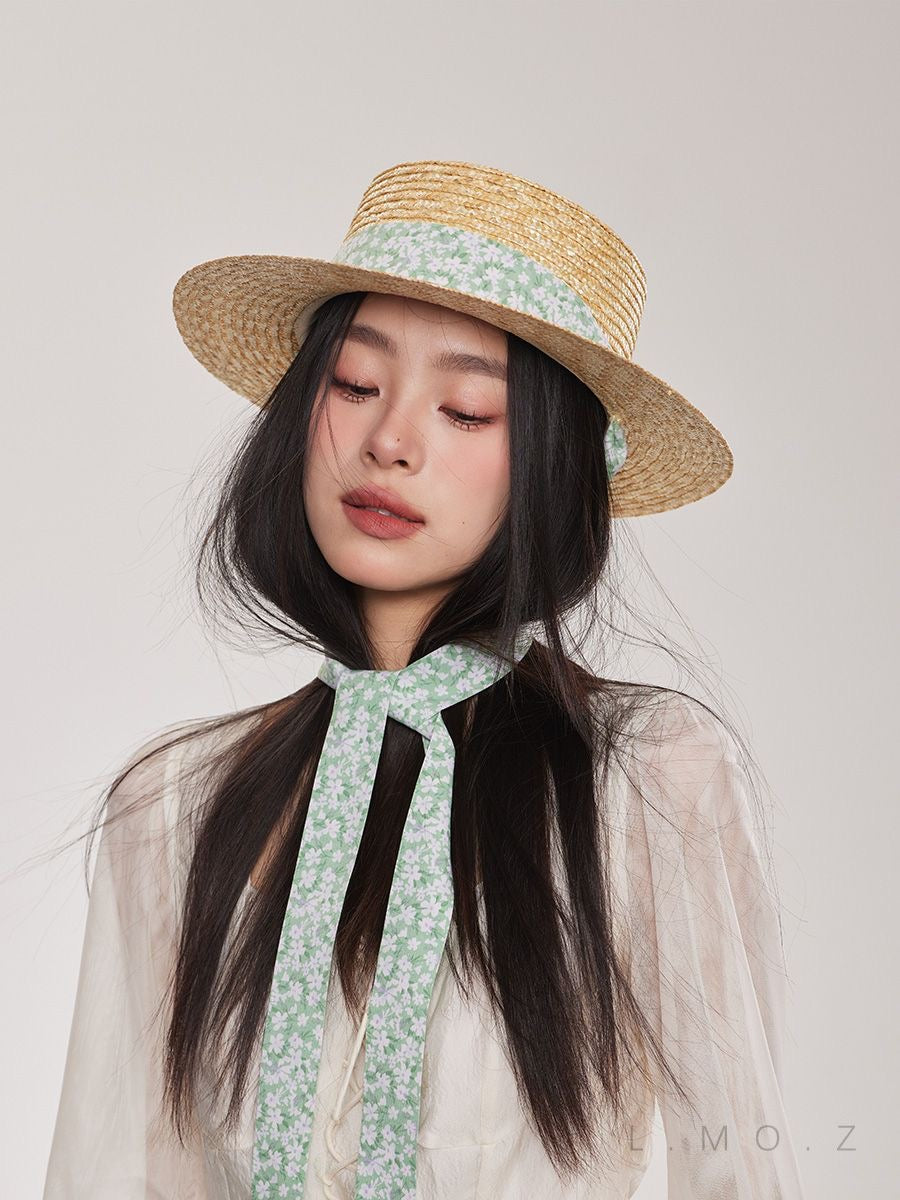 Daisy Ribbon Boater