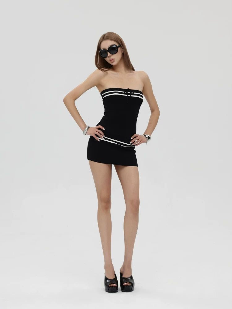 Black Bandeau Set