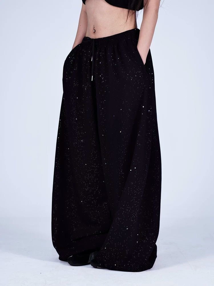Galaxy Dust Wide-Leg Pants