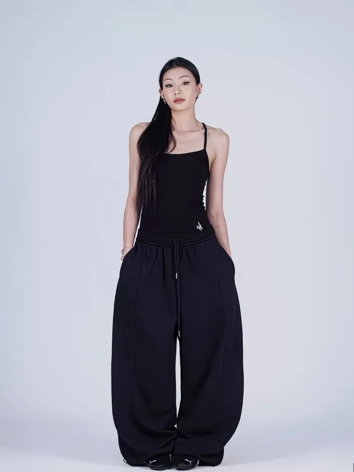 Galaxy Dust Wide-Leg Pants