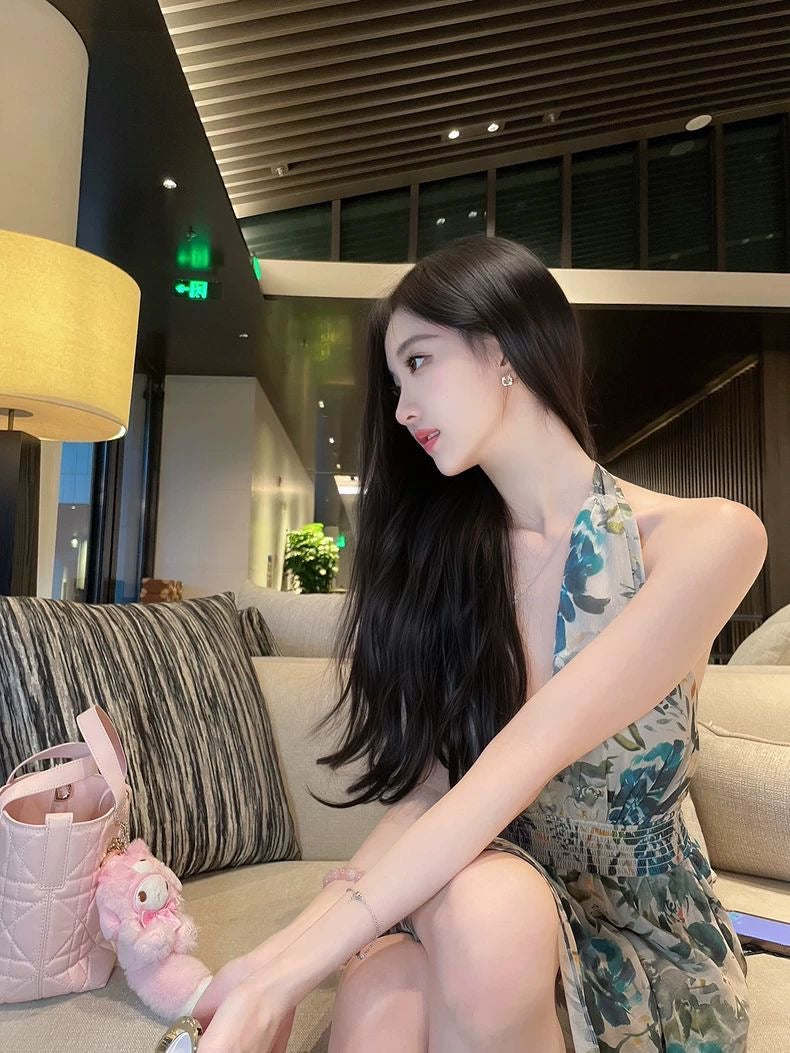 Garden Bloom Halter Dress