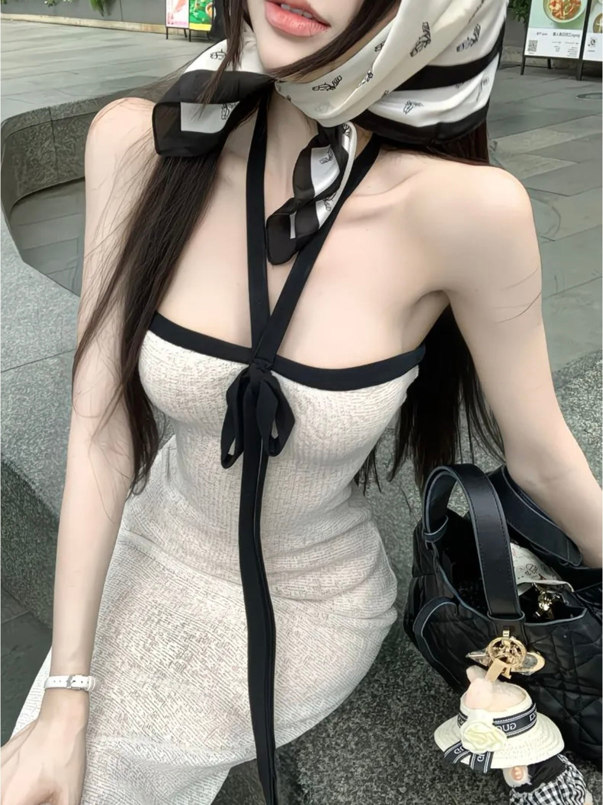 Soft Sculpt Halter Maxi
