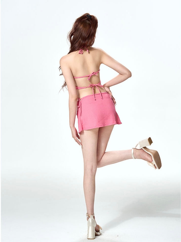 Barbie Pink Halter Bikini 3-Piece Set