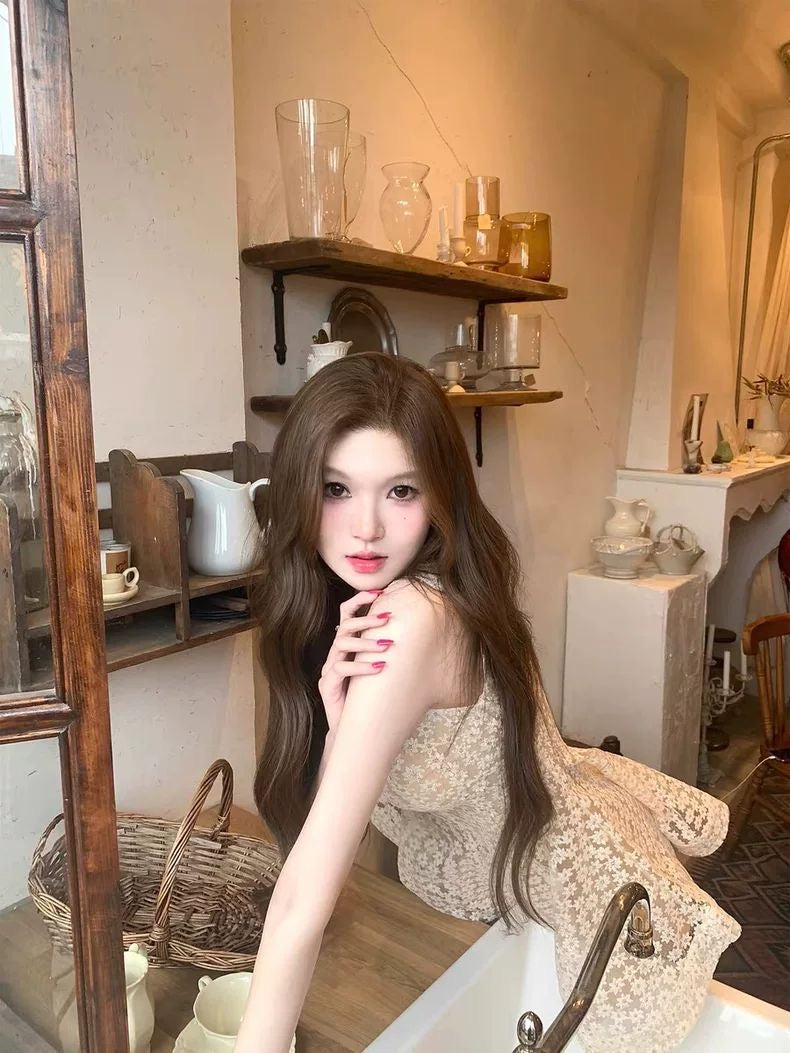 Sleeveless Floral Lace Mini Dress