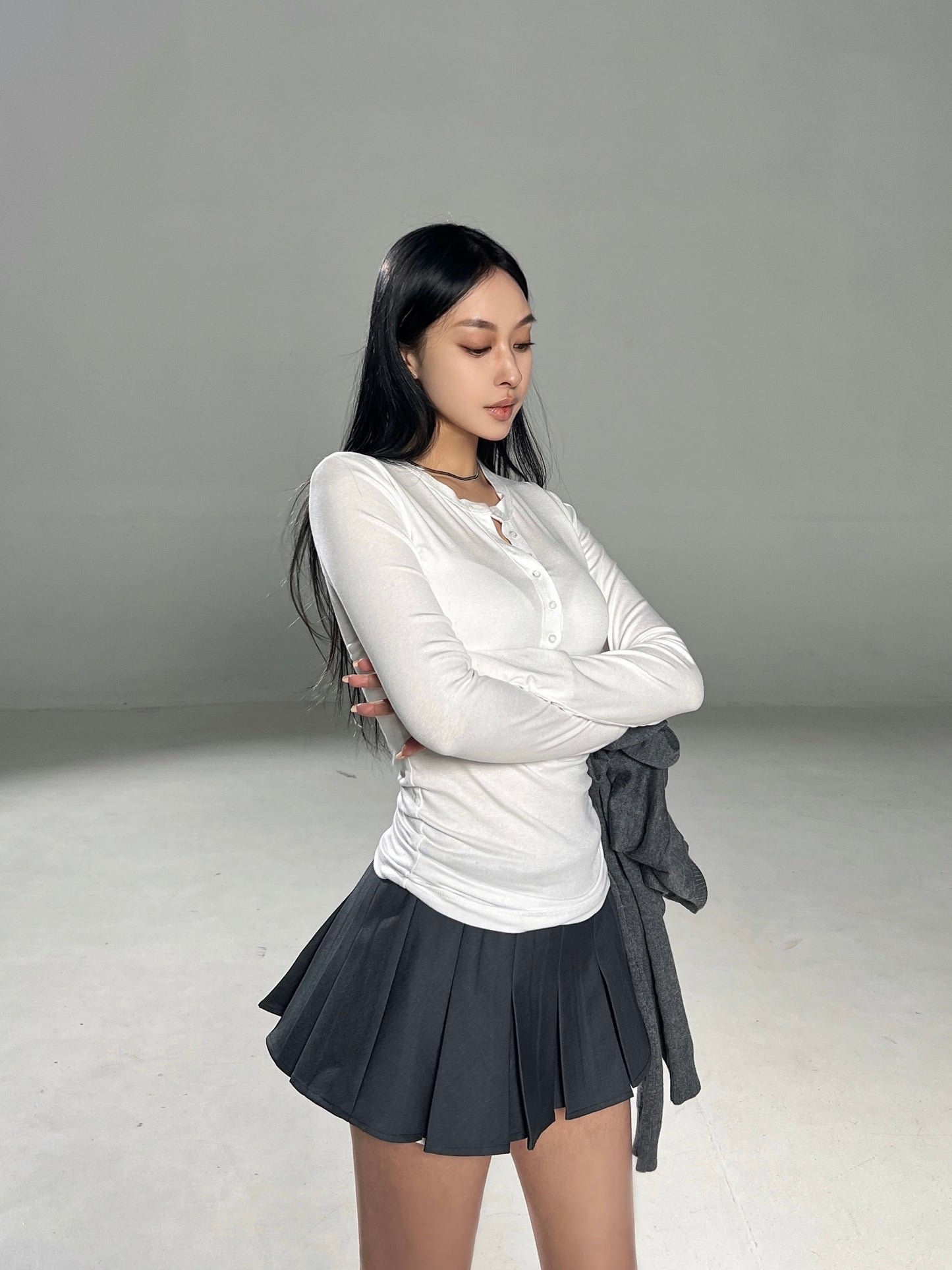 'Law Intern' - Grey-white Set