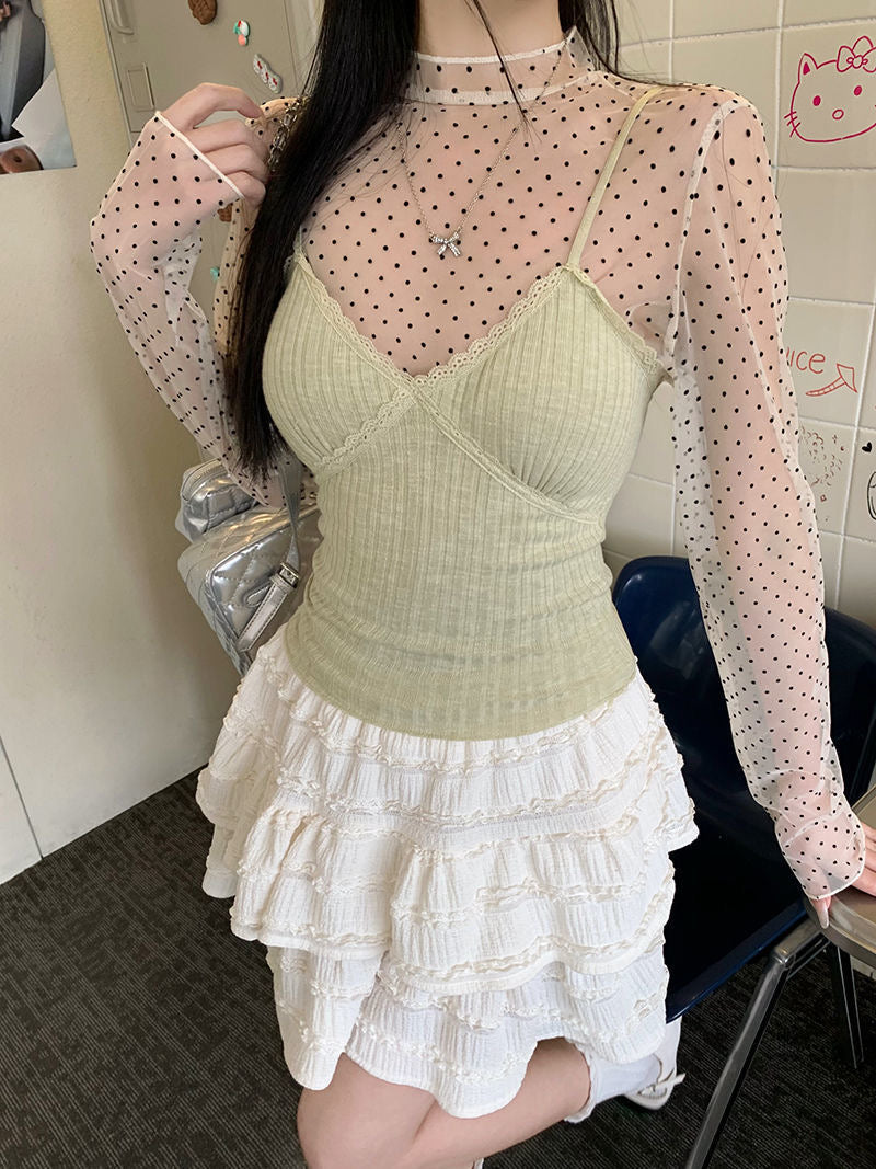 Blossom Lace Padded Cami