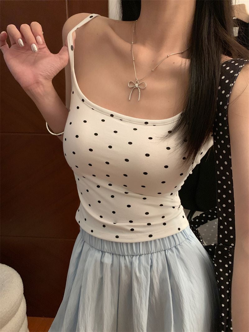 GreyTone Polka Padded Cami