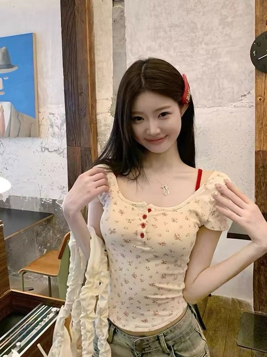 BloomBack Padded Crop Top