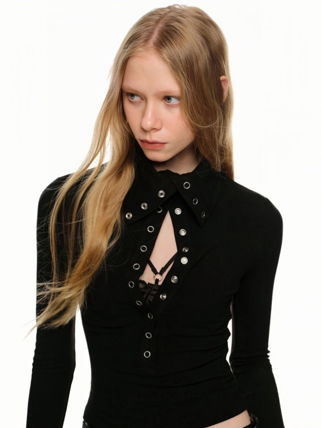 Shield Collar Top