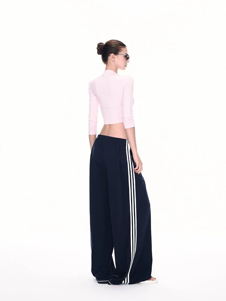 Vintage Y2K Pink Top & Cargo Pants Set – Streetwear Utility Chic