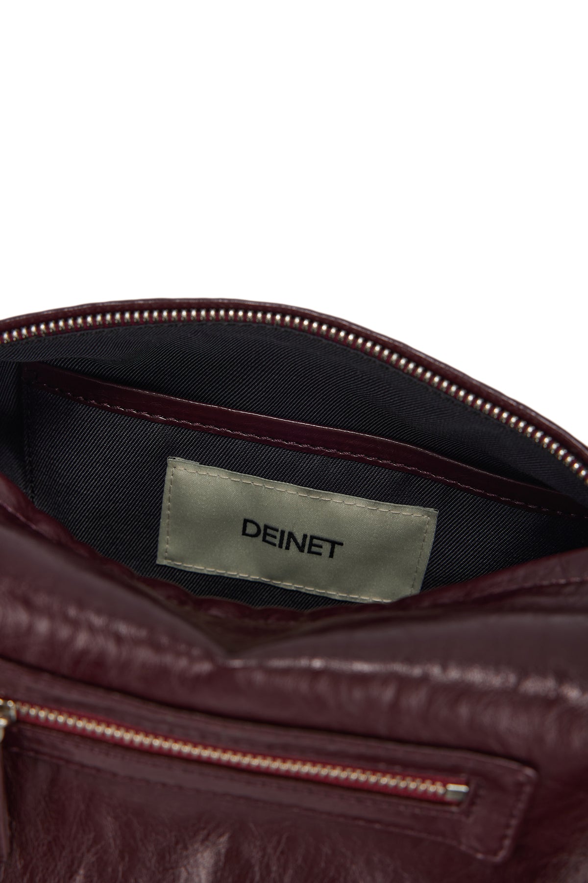 STUD POCKET BAG IN BURGUNDY — image 8