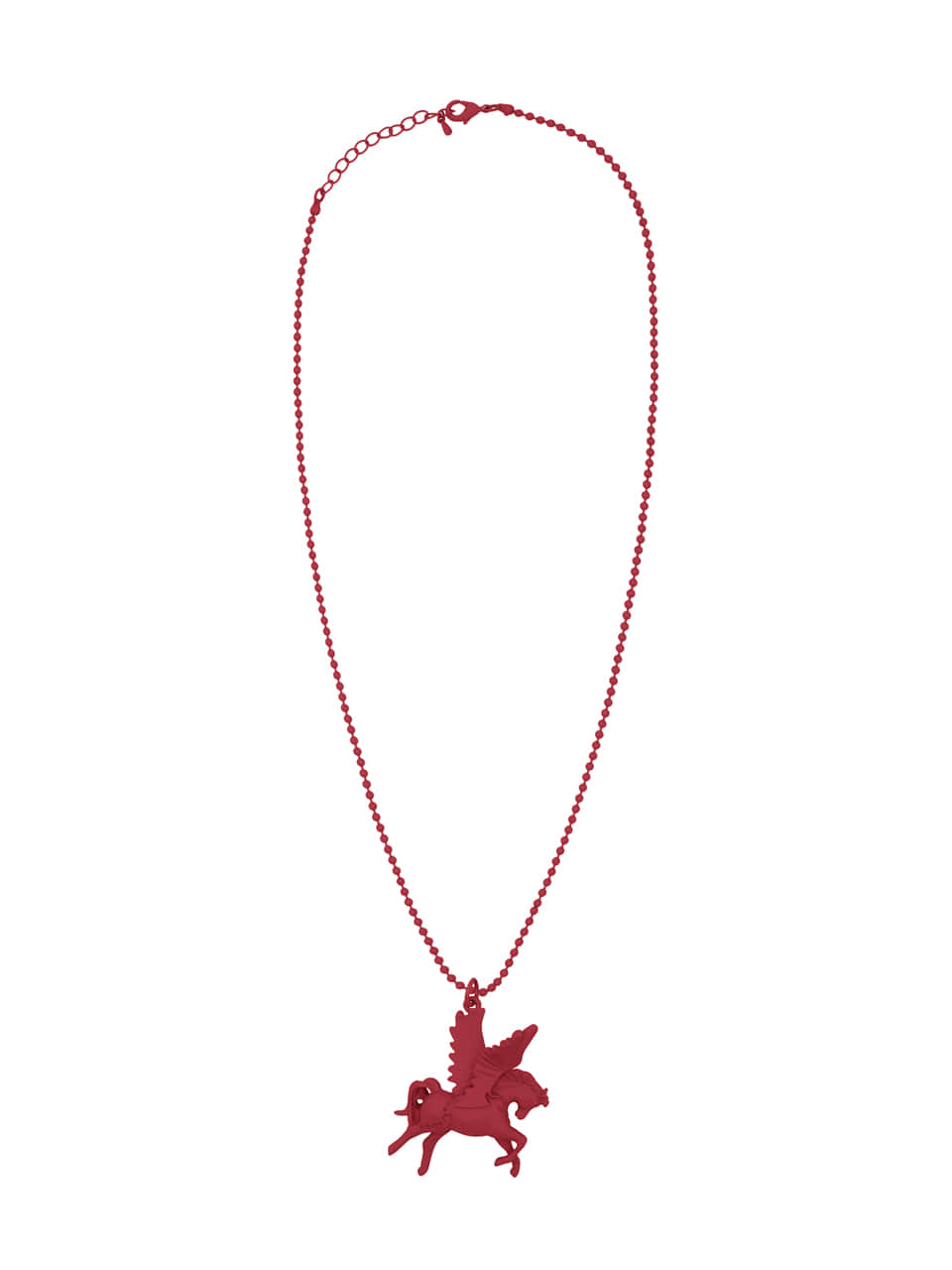 LUVISTRUE SY Horse Necklace in Red