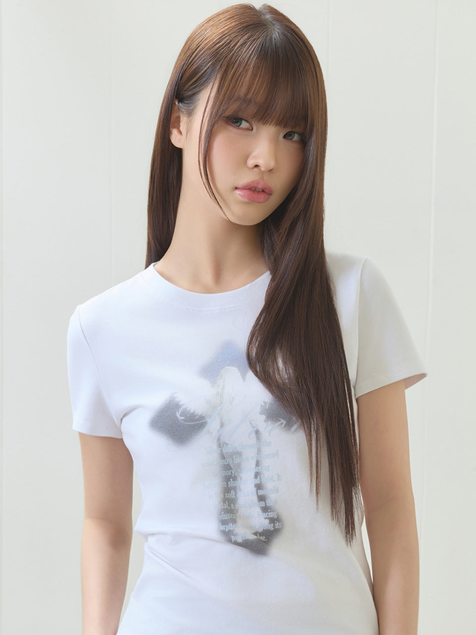 LUVISTRUE EL CROSS FAIRY GRAPHIC TEE IN WHITE