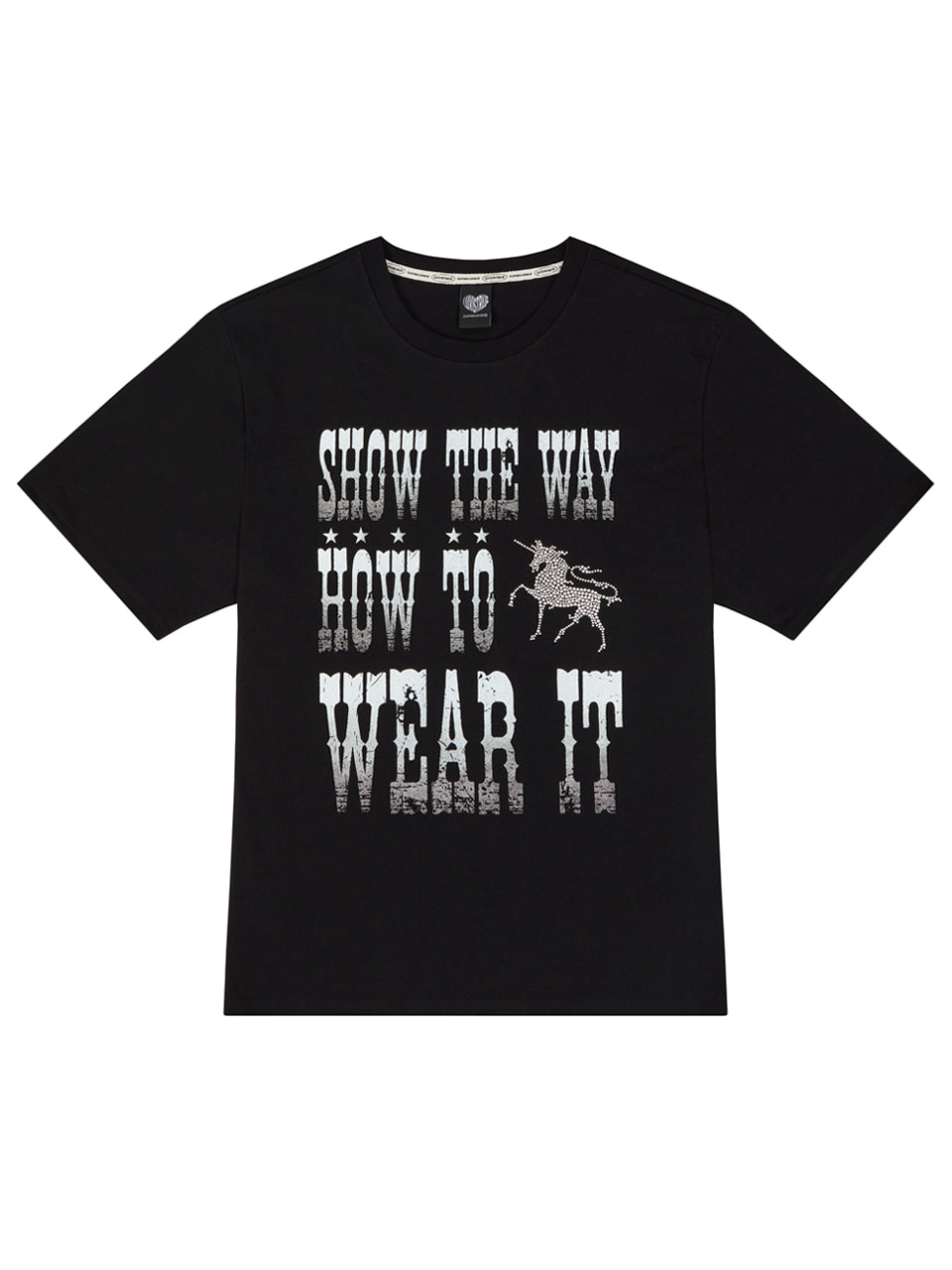 LUVISTRUE SY SHOW THE WAY TEE IN BLACK