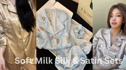The Ultimate Guide to Coquette and Kawaii Sleepwear: From Soft Milk Silk Sets to Hello Kitty Loungewear
