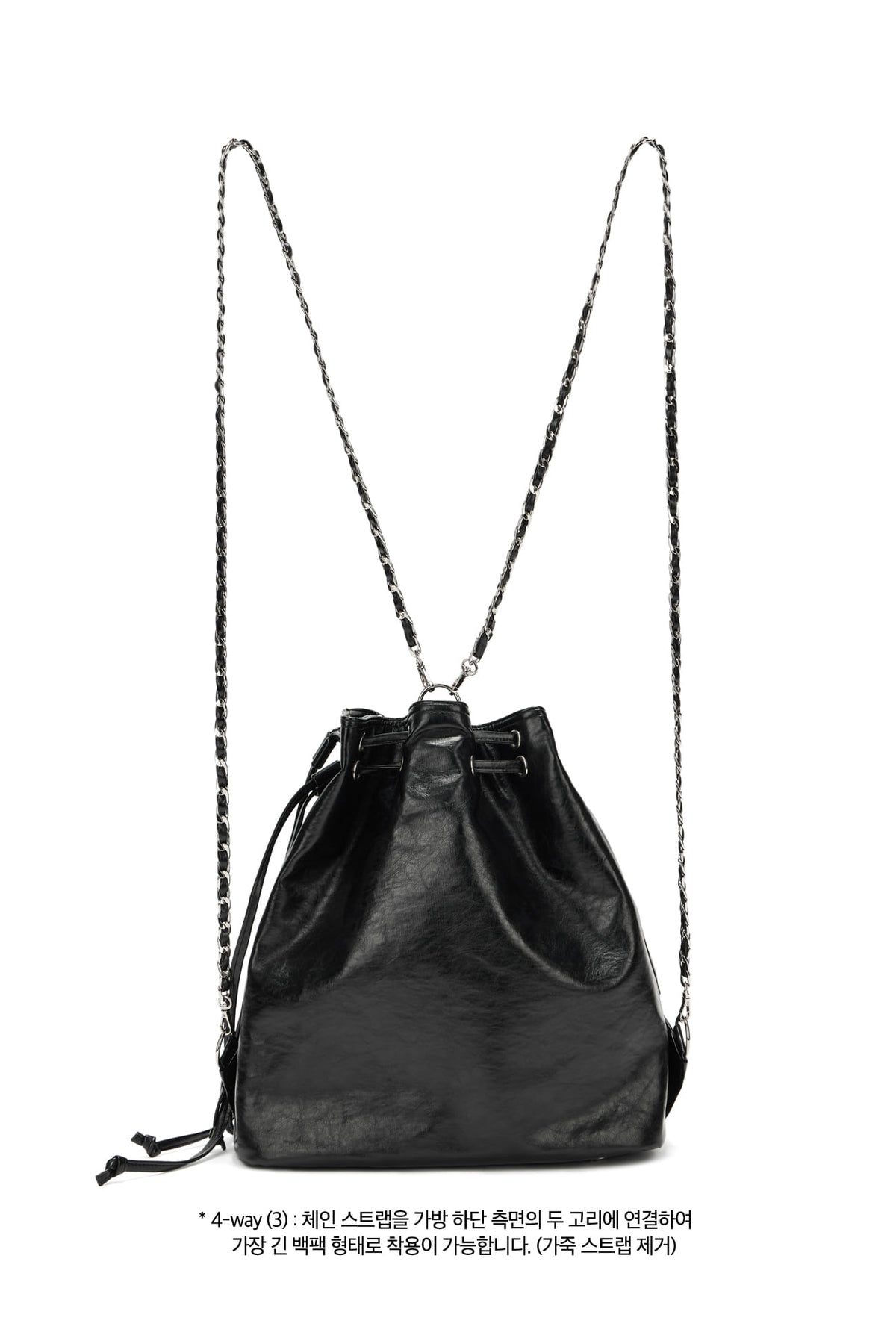 DEINET 5-WAY STUD POCKET MULTI BAG IN BLACK — image 10
