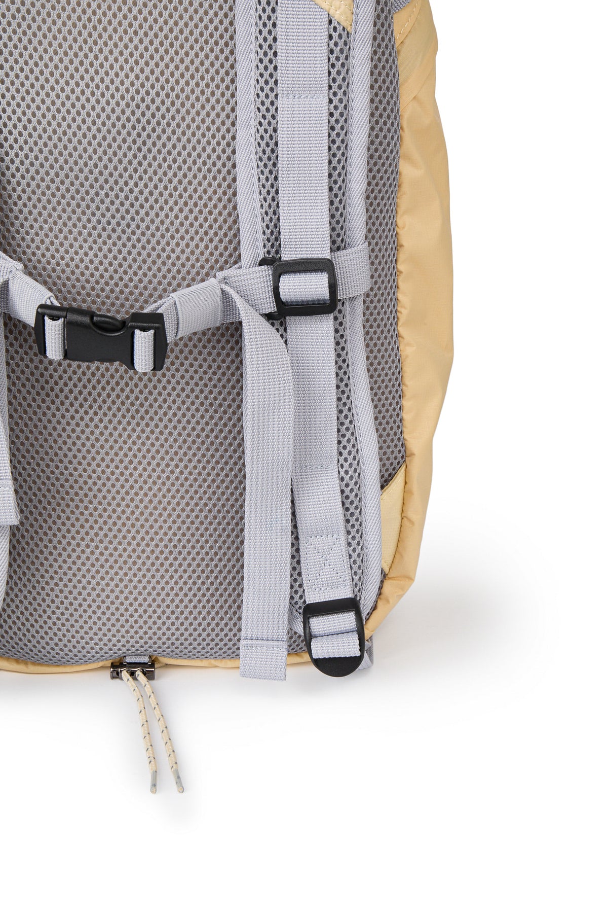 NYLON ESSENTIAL LOGO BACKPACK IN LIGHT YELLOW — image 7