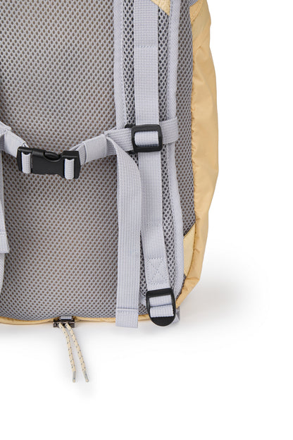 NYLON ESSENTIAL LOGO BACKPACK IN LIGHT YELLOW — image 7