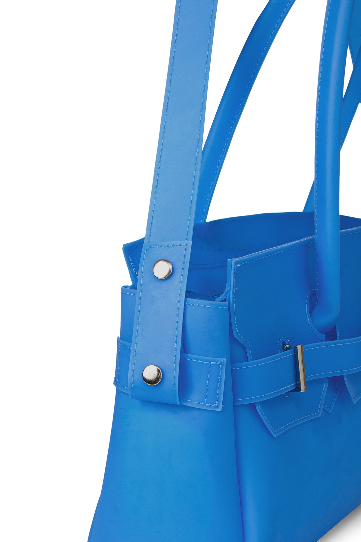 FREE CARD WALLET INCLUDED — JELLY TWO-WAY BAG IN BLUE — image 9