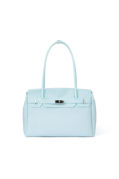 FREE CARD WALLET INCLUDED — JELLY TWO-WAY BIG BAG IN ICE BLUE — image 2