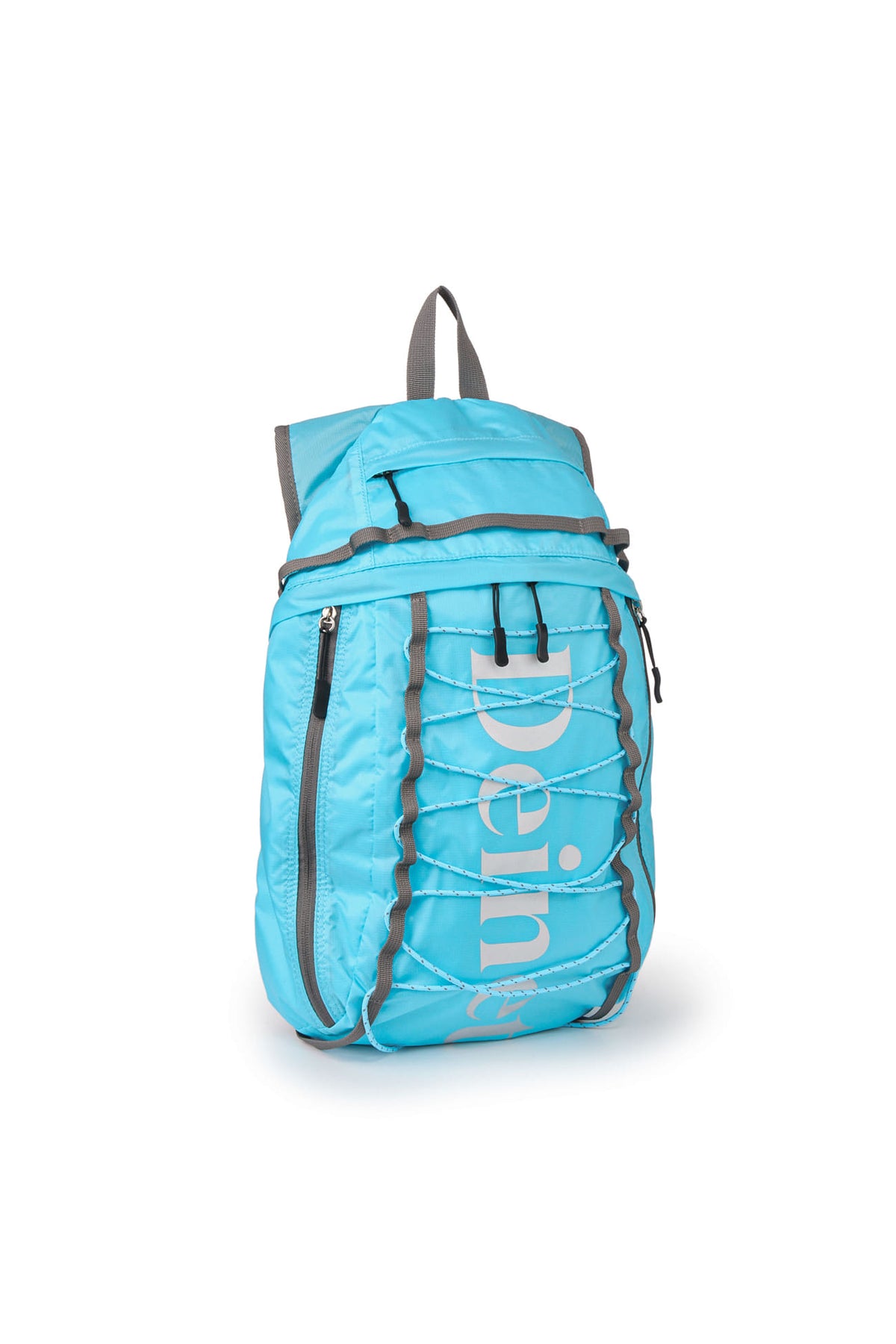 NYLON ESSENTIAL LOGO BACKPACK IN BLUE — image 3