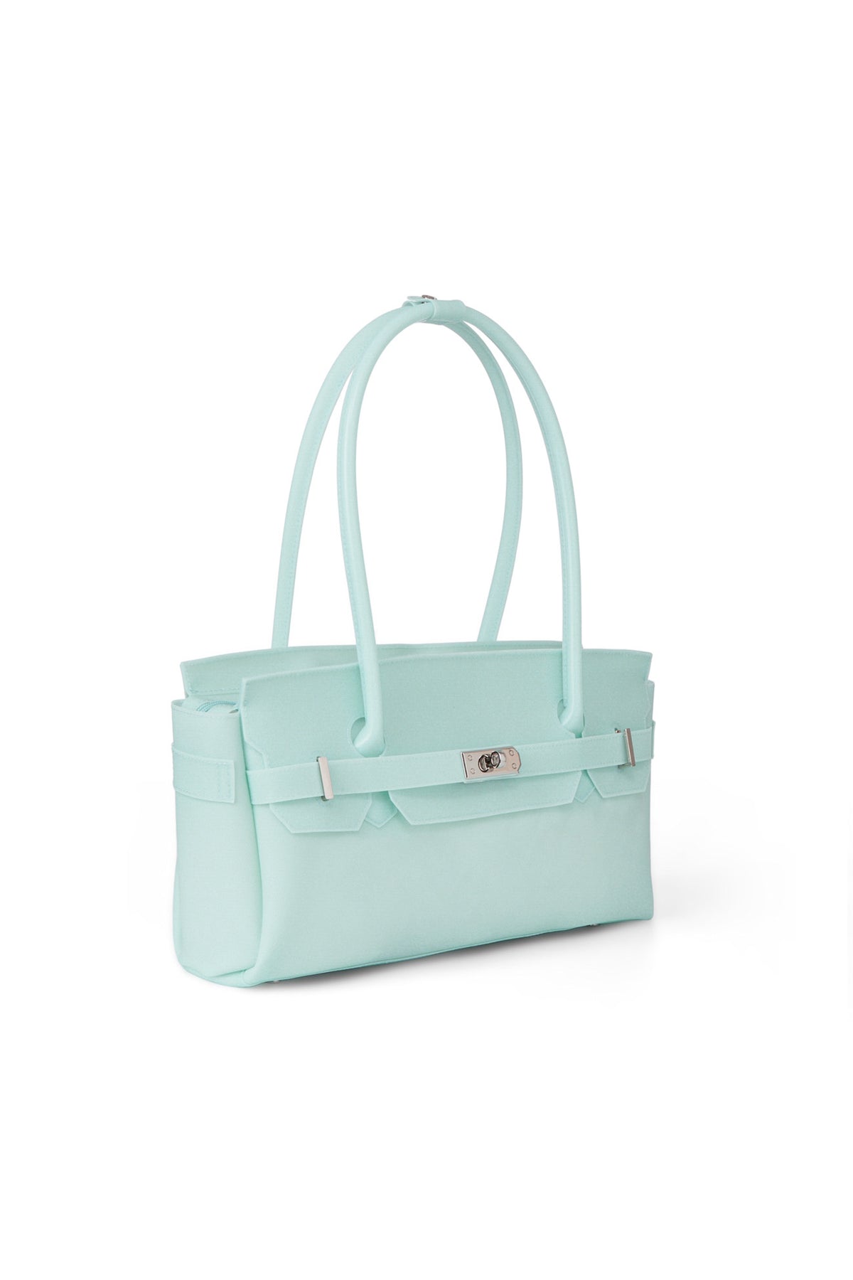 FREE CARD WALLET INCLUDED — JELLY TWO-WAY BAG IN ICE BLUE — image 3