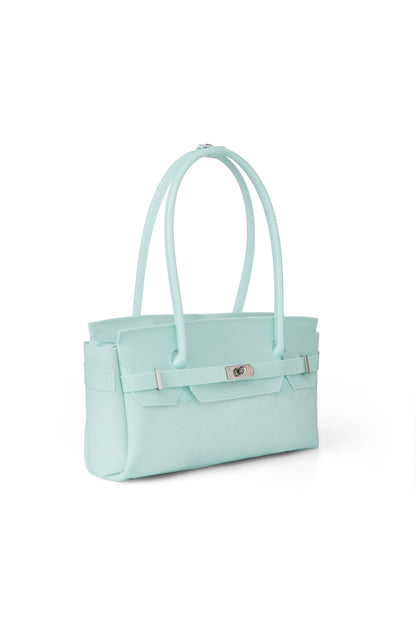 FREE CARD WALLET INCLUDED — JELLY TWO-WAY BAG IN ICE BLUE — image 3