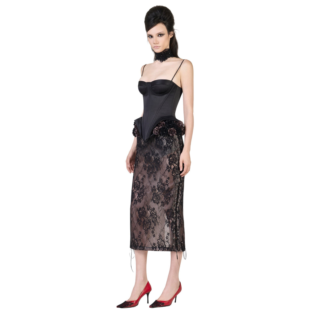 FFSD DARLING CORSET (BLACK) & KAISA SKIRT (BLACK) product image