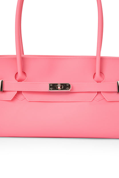 FREE CARD WALLET INCLUDED — JELLY TWO-WAY BAG IN CORAL — image 7
