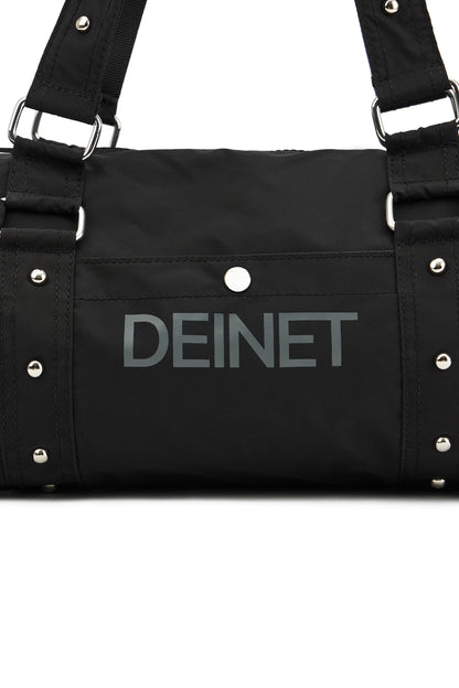 LOGO DUFFLE MINI BAG IN BLACK — image 6