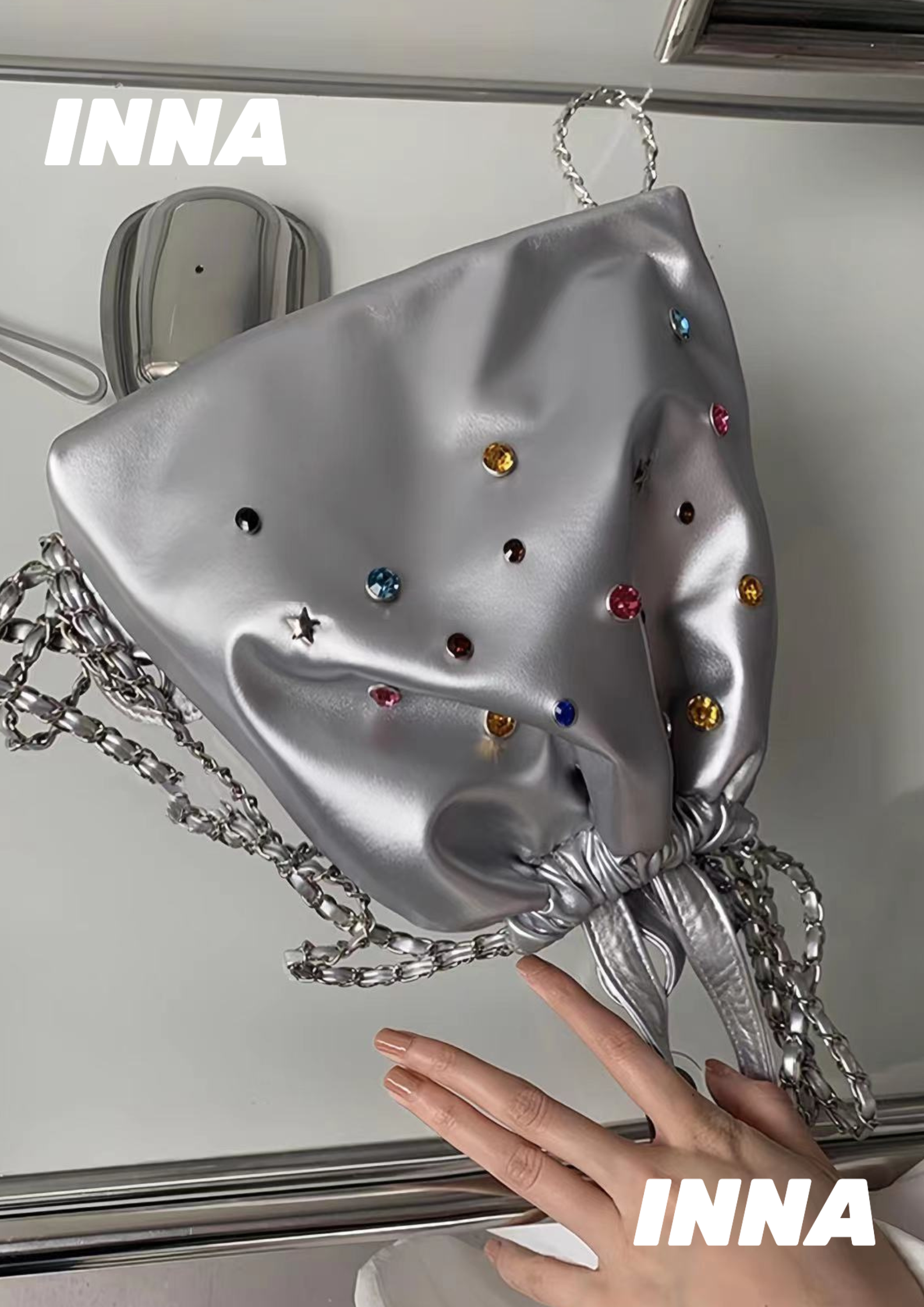 Diamond Inna Facebook Limited - Sparkling Diamonds Silver Bag – INNA