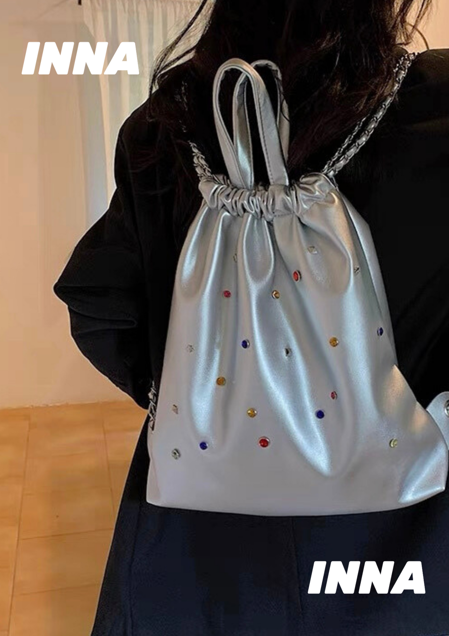 Limited - Sparkling Diamonds Silver Bag