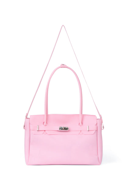 FREE CARD WALLET INCLUDED — JELLY TWO-WAY BIG BAG IN PINK — image 5