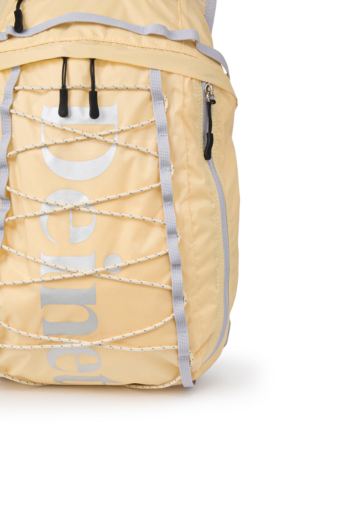 NYLON ESSENTIAL LOGO BACKPACK IN LIGHT YELLOW — image 6