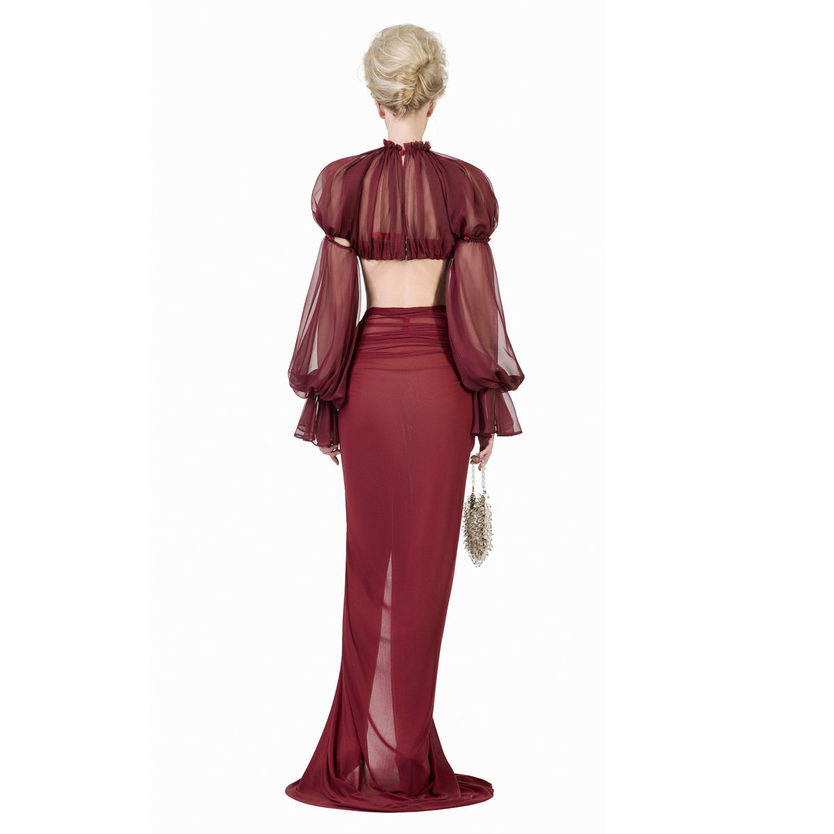 FFSD SHADE TOP & SHADOW SKIRT-RED product image