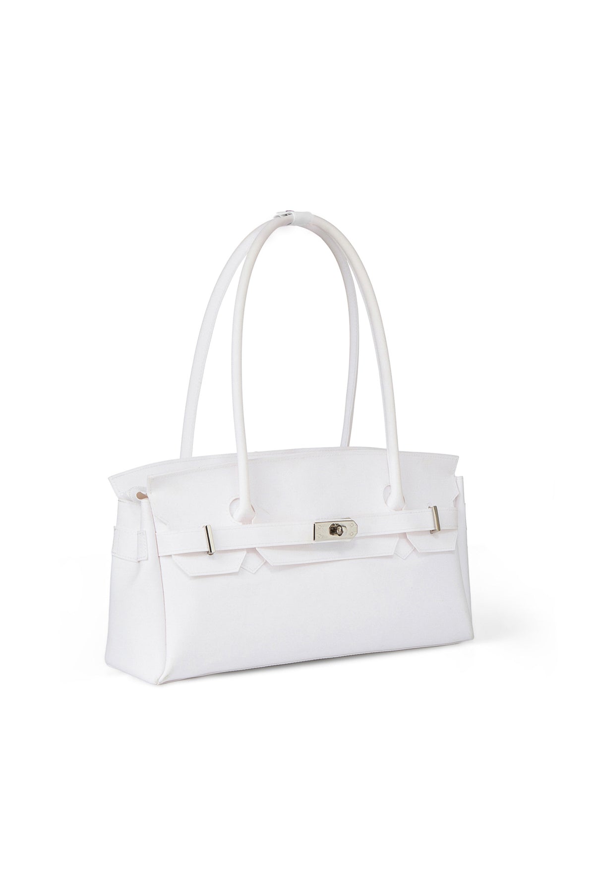 FREE CARD WALLET INCLUDED — JELLY TWO-WAY BAG IN WHITE — image 3