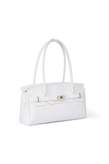 FREE CARD WALLET INCLUDED — JELLY TWO-WAY BAG IN WHITE — image 3