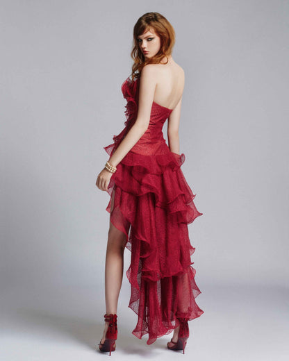 MUST HAVE Asymetrical tiered mullet dress — Must Have