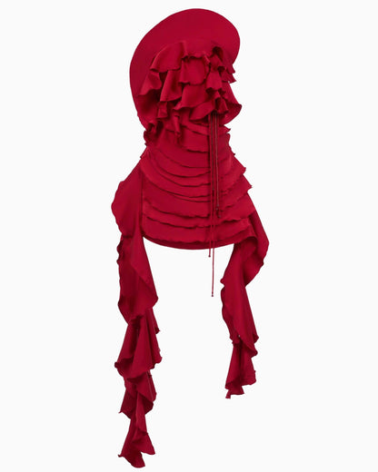 MUST HAVE Floral ruffle mini with pearl detailing — Must Have